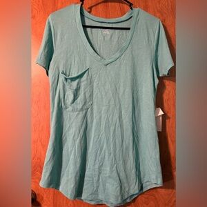 NWT Z Supply Cabana Green Pocket Tee